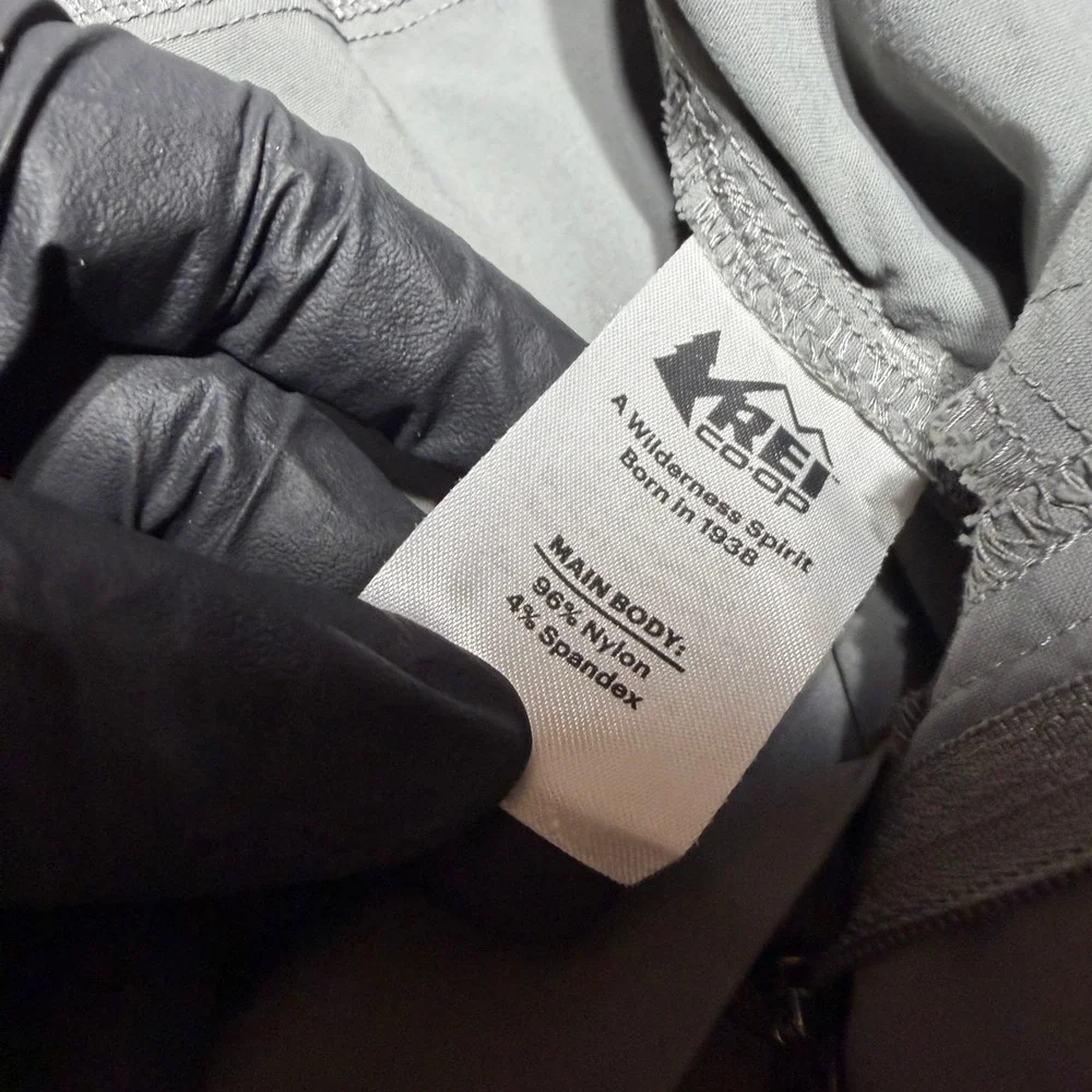 REI Co-op Girls Large 14-16 Gray Sahara Convertible Hiking Pants Outdoor Utility
